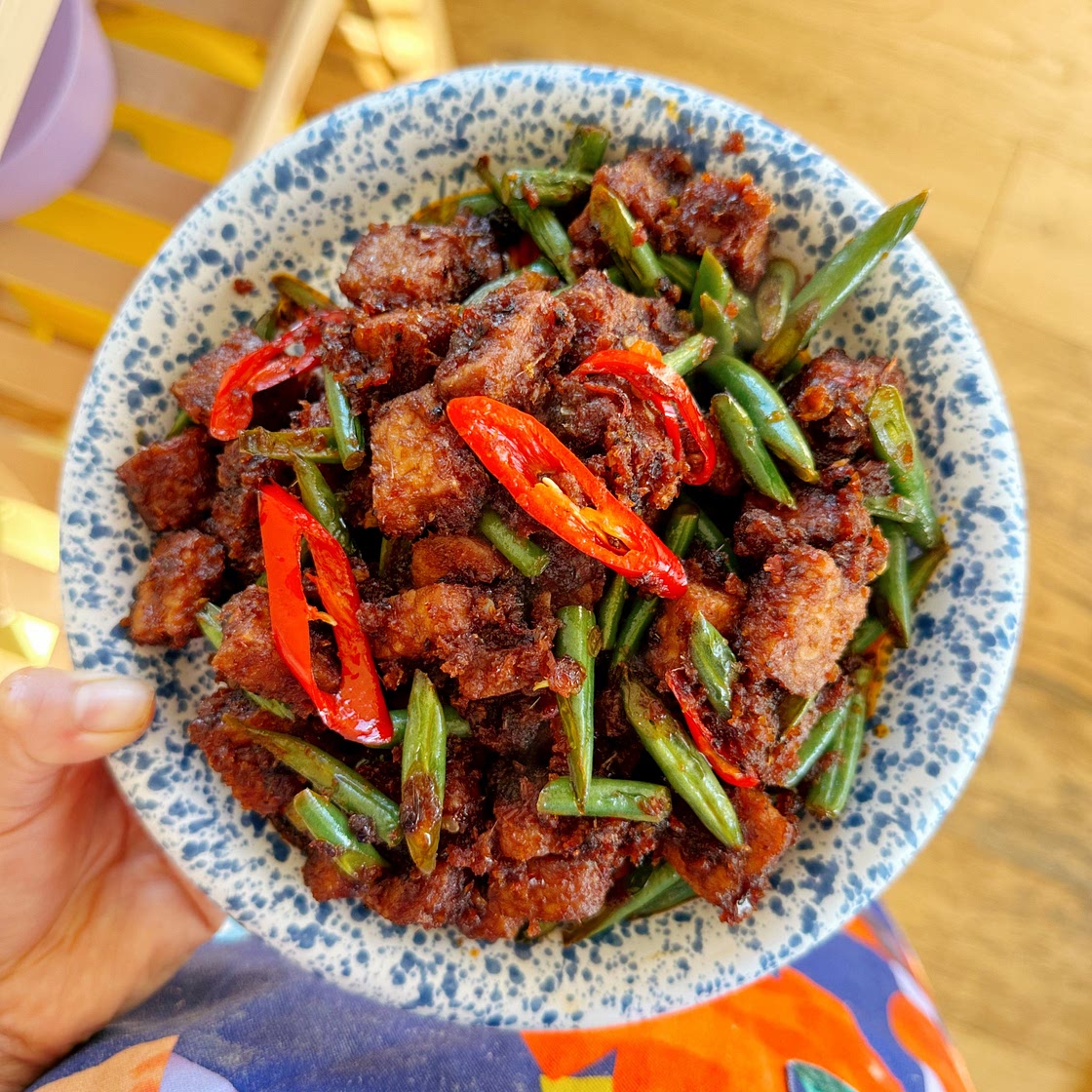 Sambal Goreng Tempe (Indonesian Spicy Fried Tempeh)
