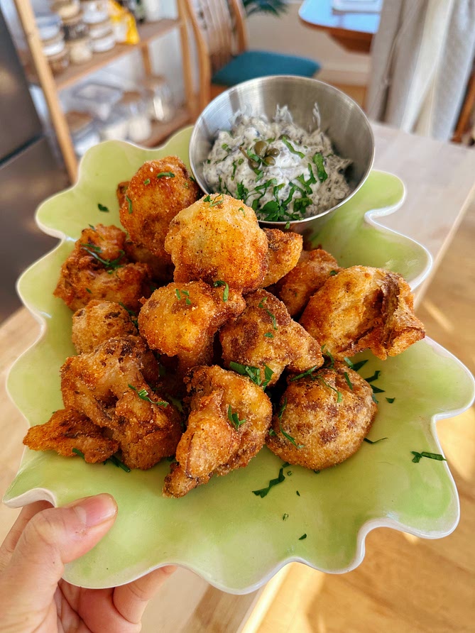 Crispy Beer Battered Cauliflower