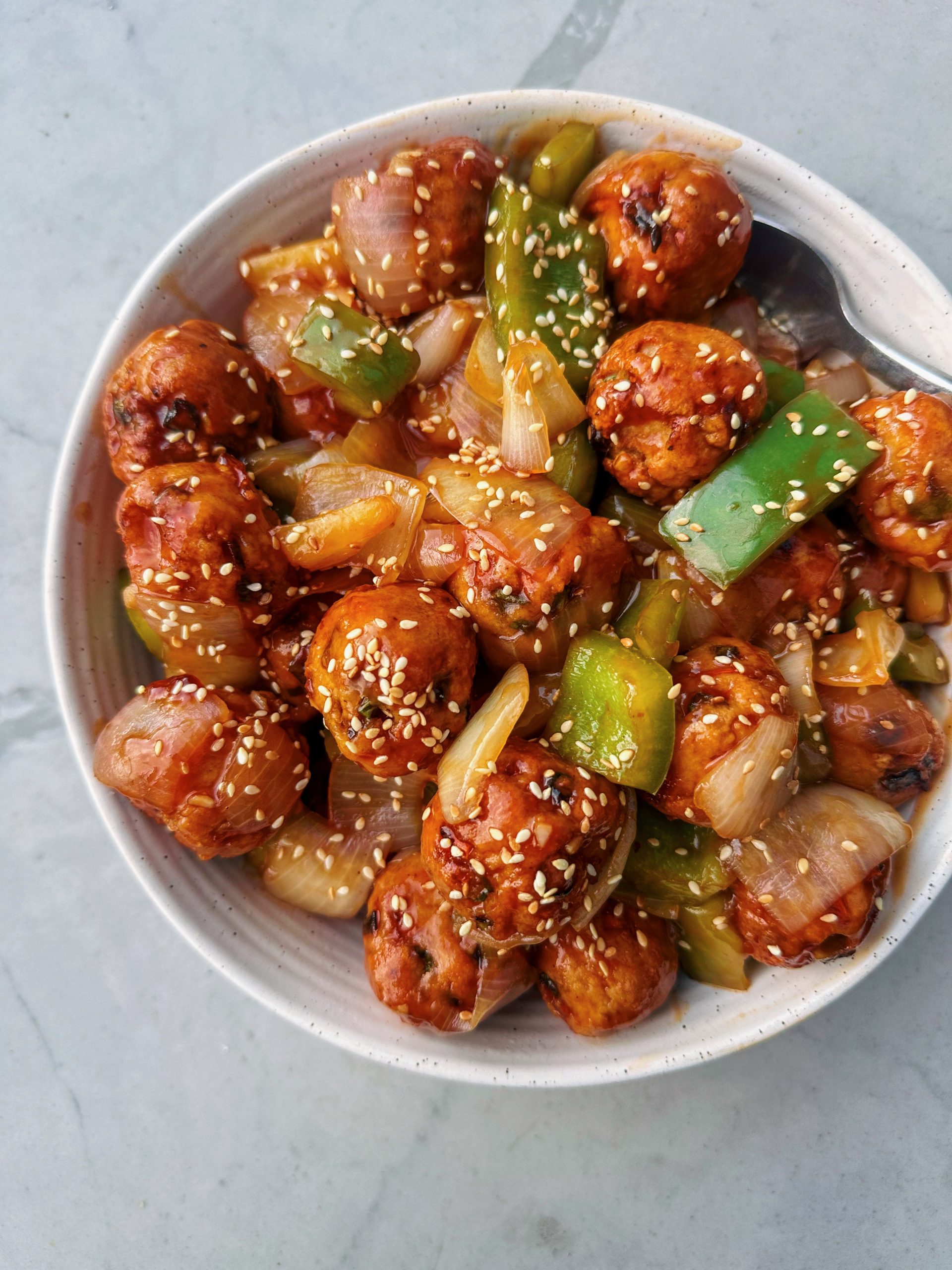 Sweet and Sour Tofu Balls