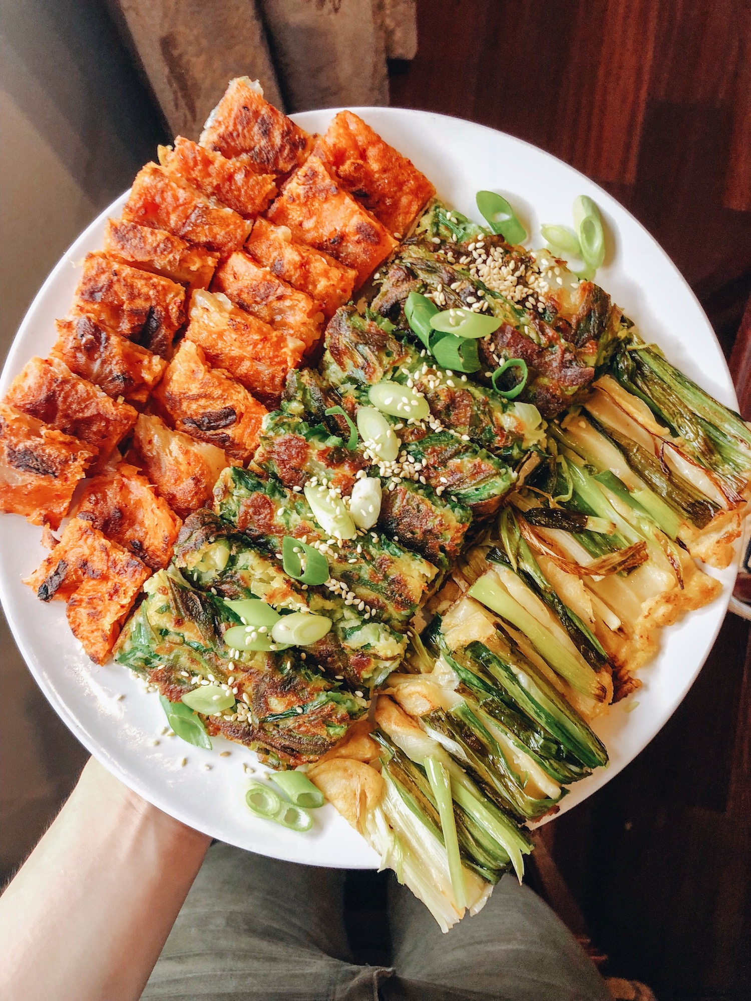 Korean Garlic Chive Pancake (Buchujeon)
