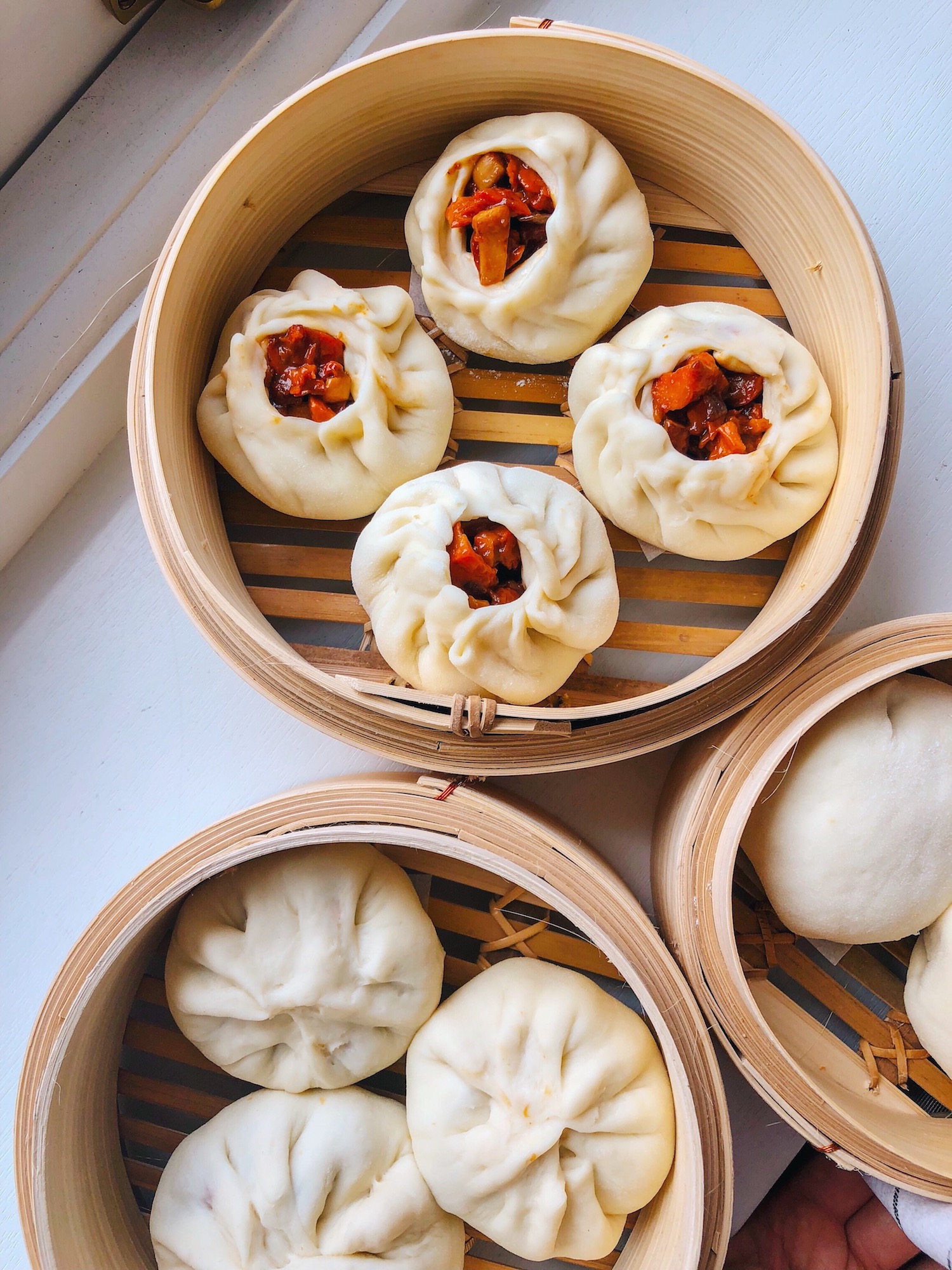 Vegan Char Siu Bao (BBQ Pork Buns)