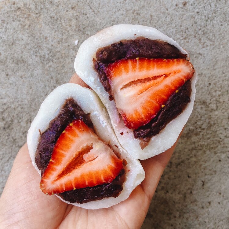 Ichigo Daifuku (Strawberry Mochi)