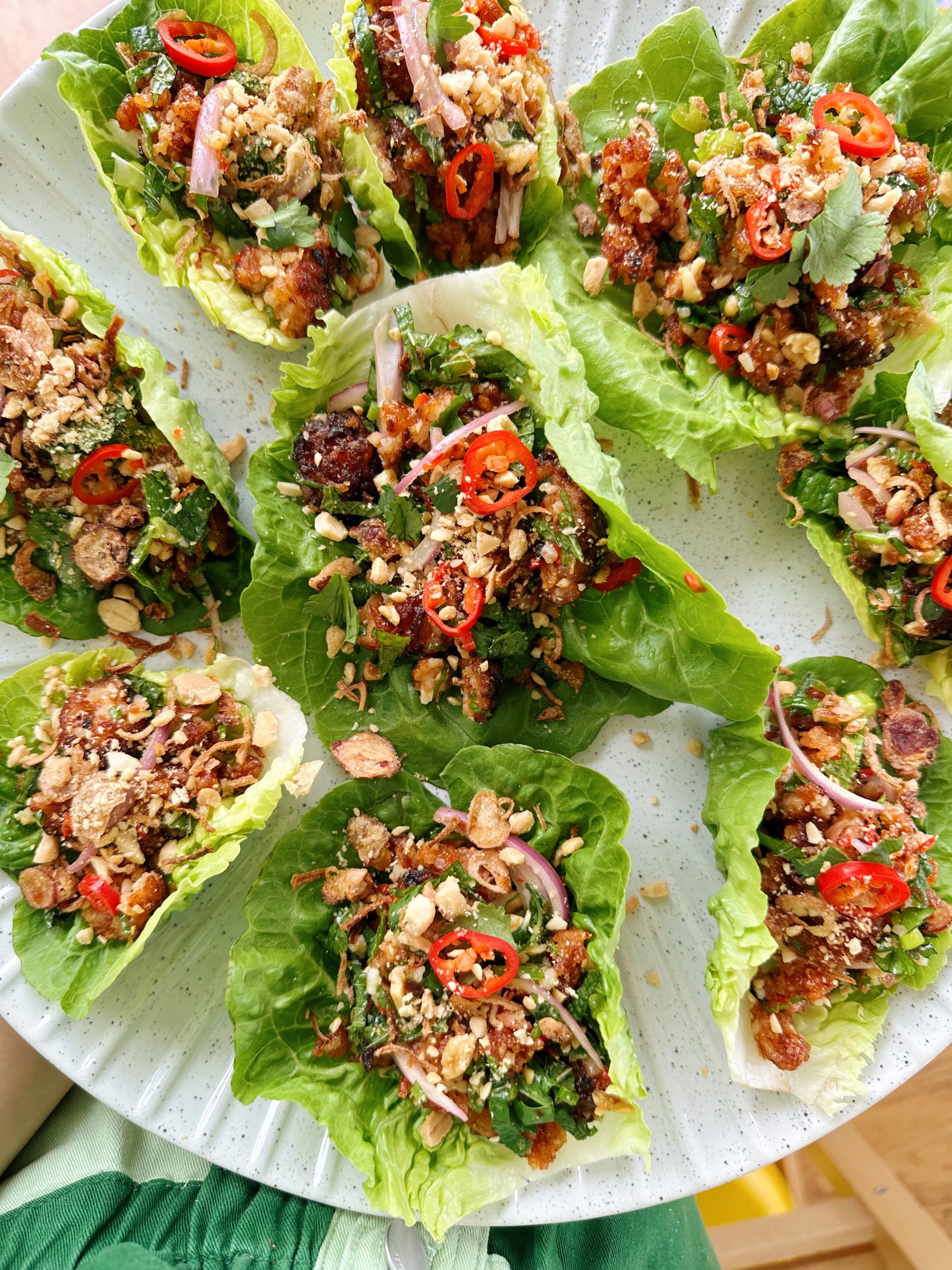 Vegan Crispy Rice Salad (Nam Khao)